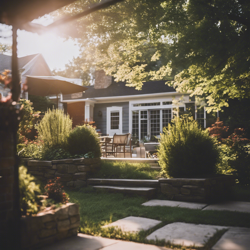 Modern Back Yard in Blacksburg