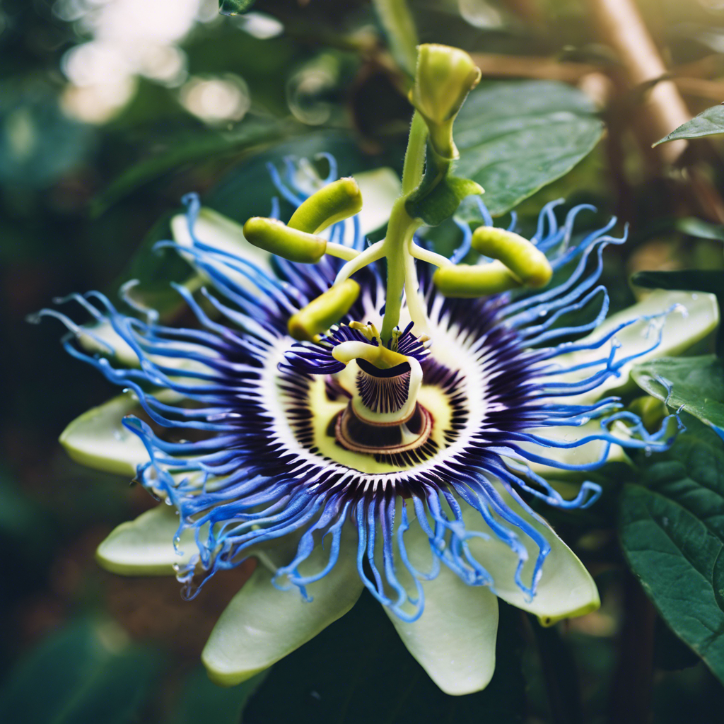 Blue Passionflower (Passiflora caerulea)