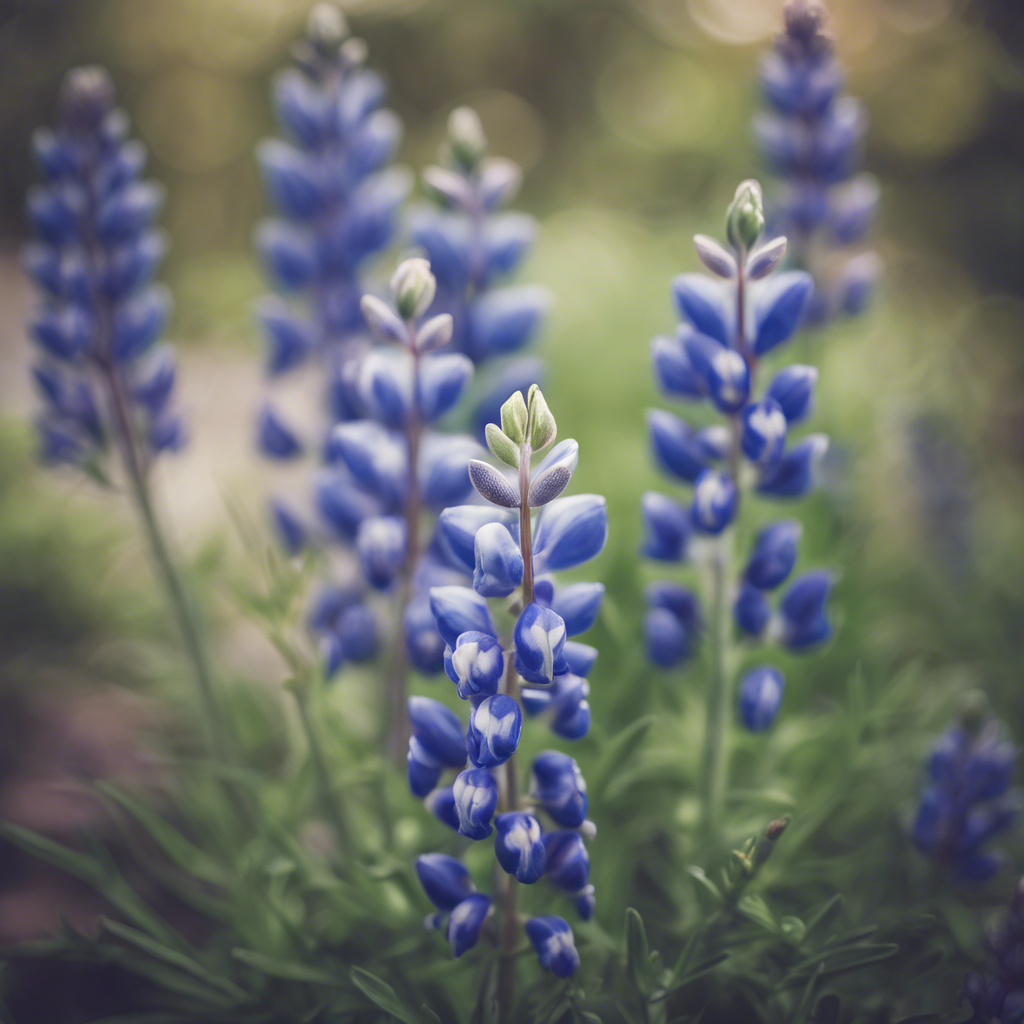Bluebonnets (Lupinus texensis)