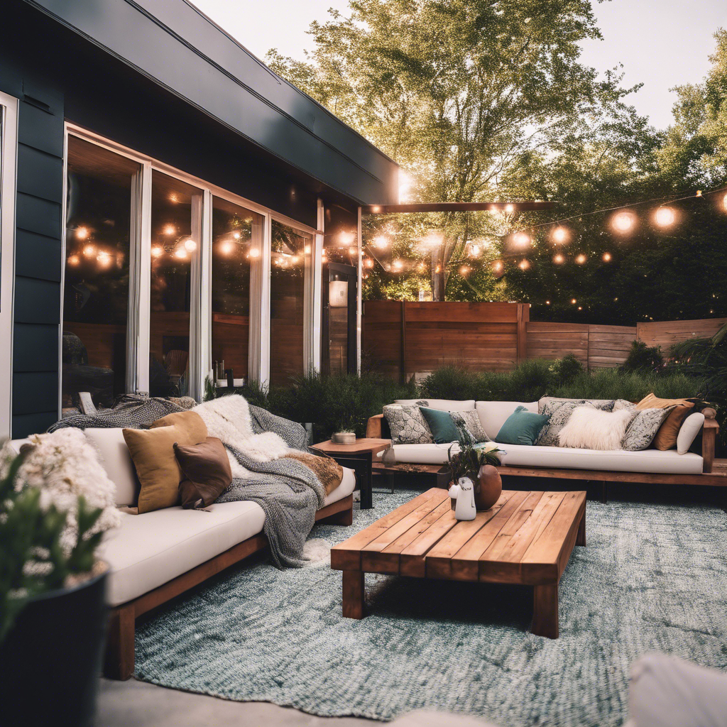 Modern outdoor living space in Bowie