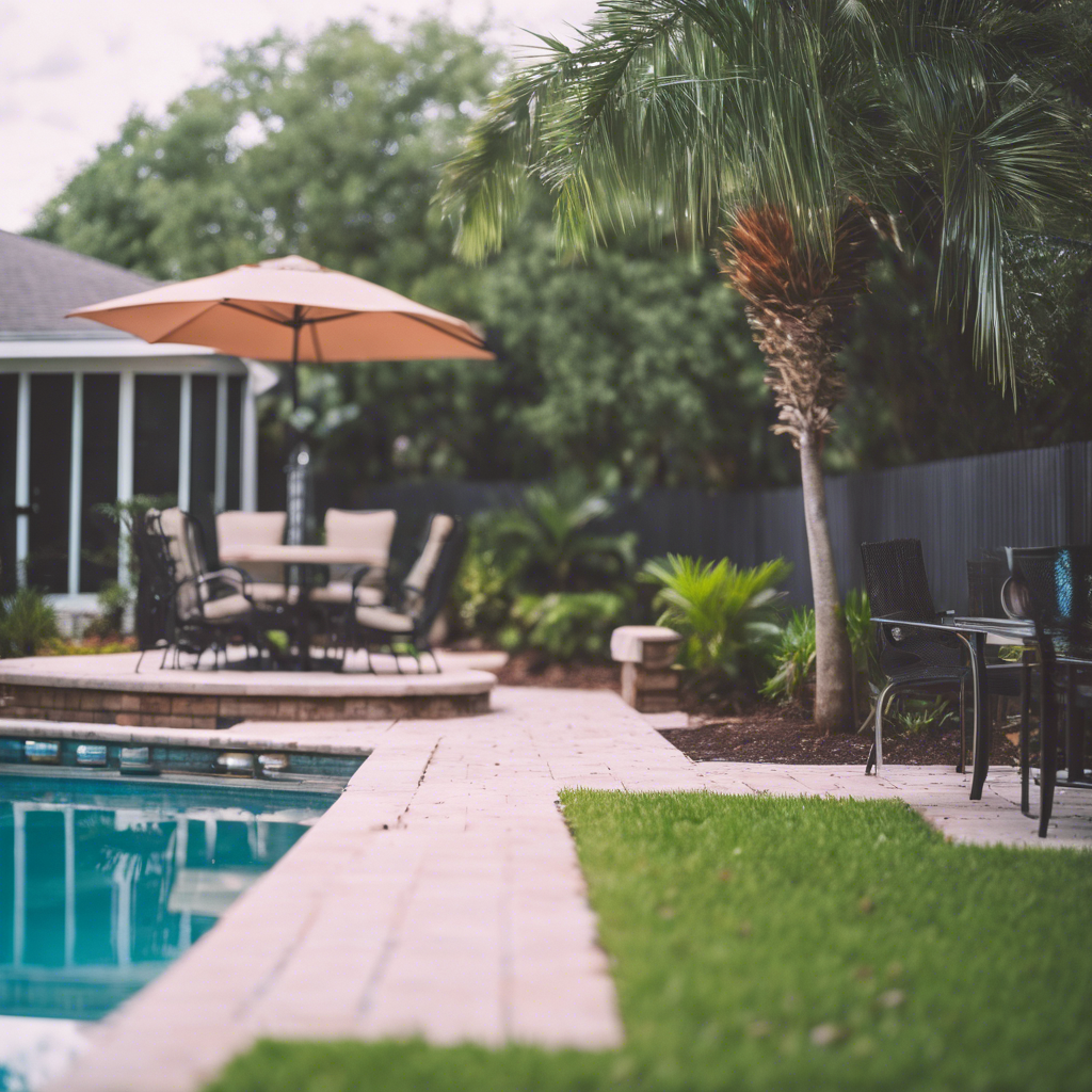 Modern Back Yard in Bradenton