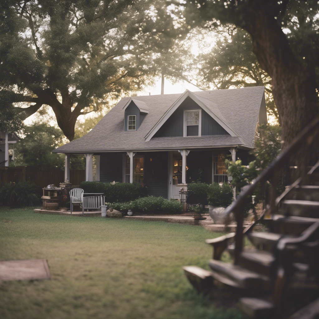 Cottage back yard in Bryan