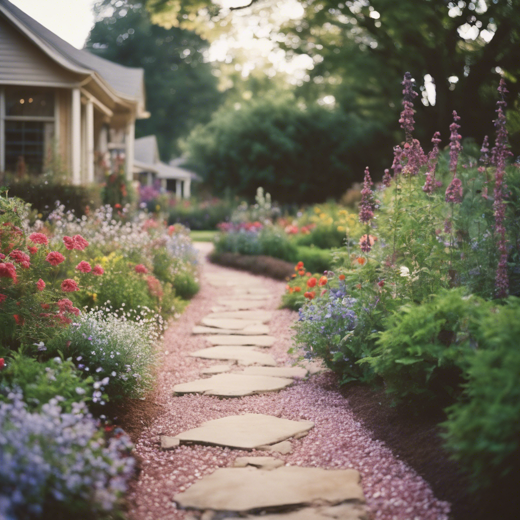 Cottage garden pathways in Bryan