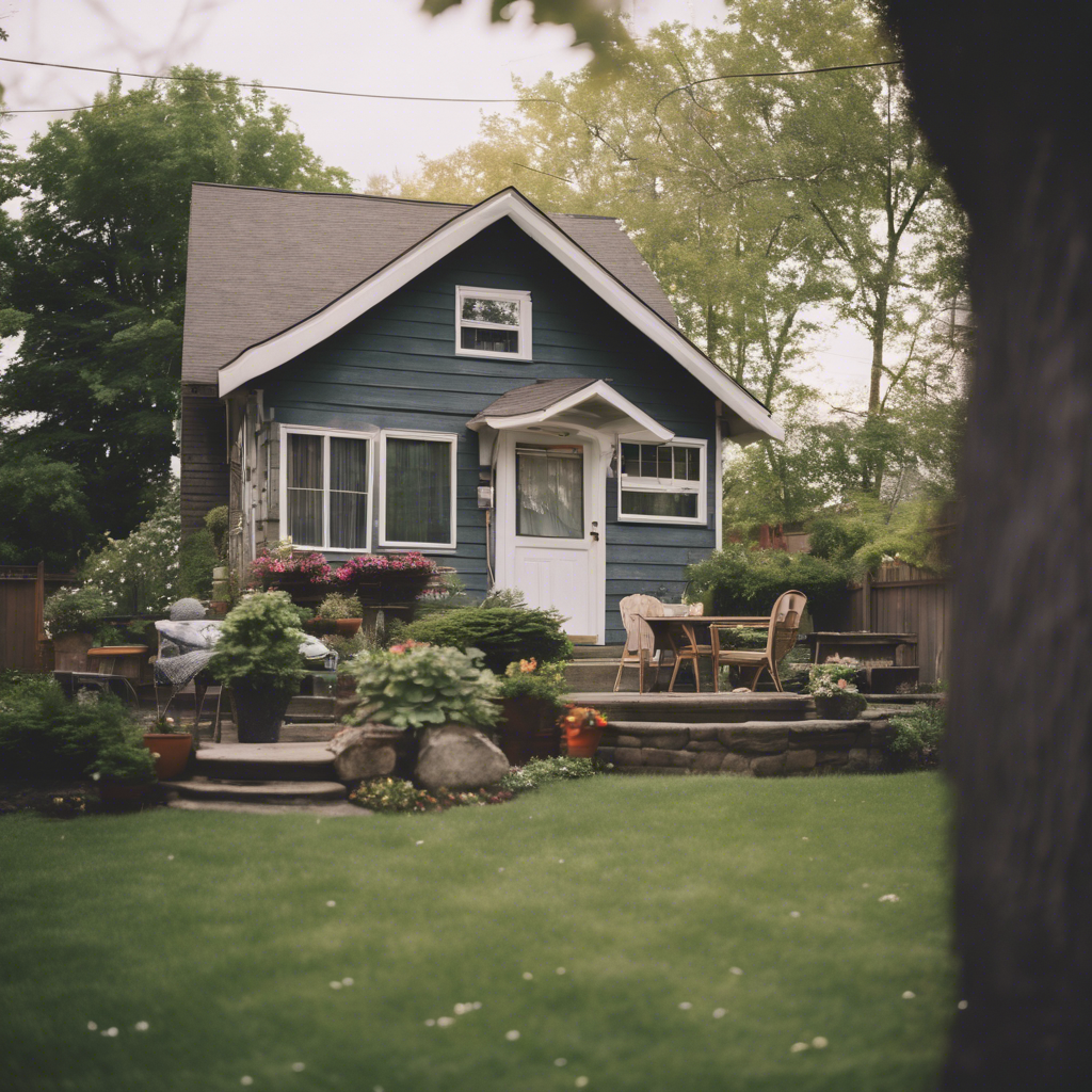 Cottage Back Yard in Buffalo