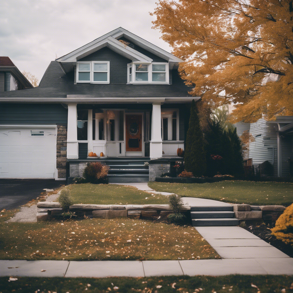 modern front yard in Buffalo