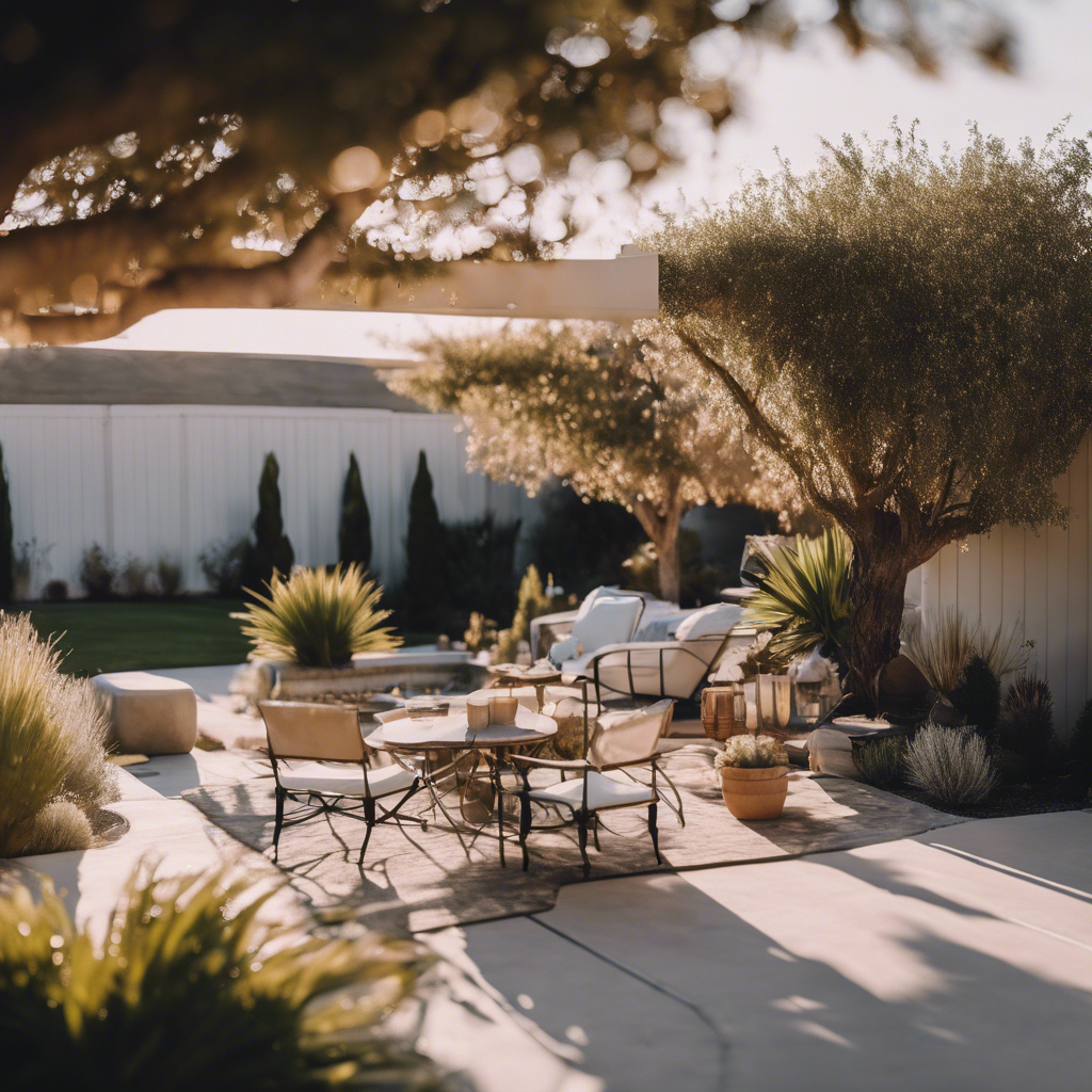 Modern backyard in Camarillo