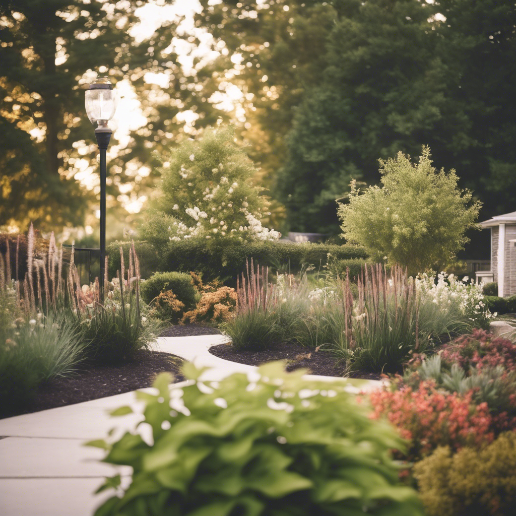 Modern garden in Cape Girardeau