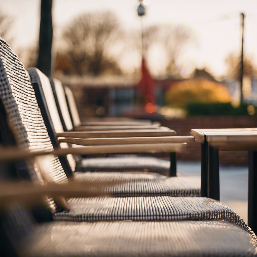 Modern outdoor seating in Cape Girardeau