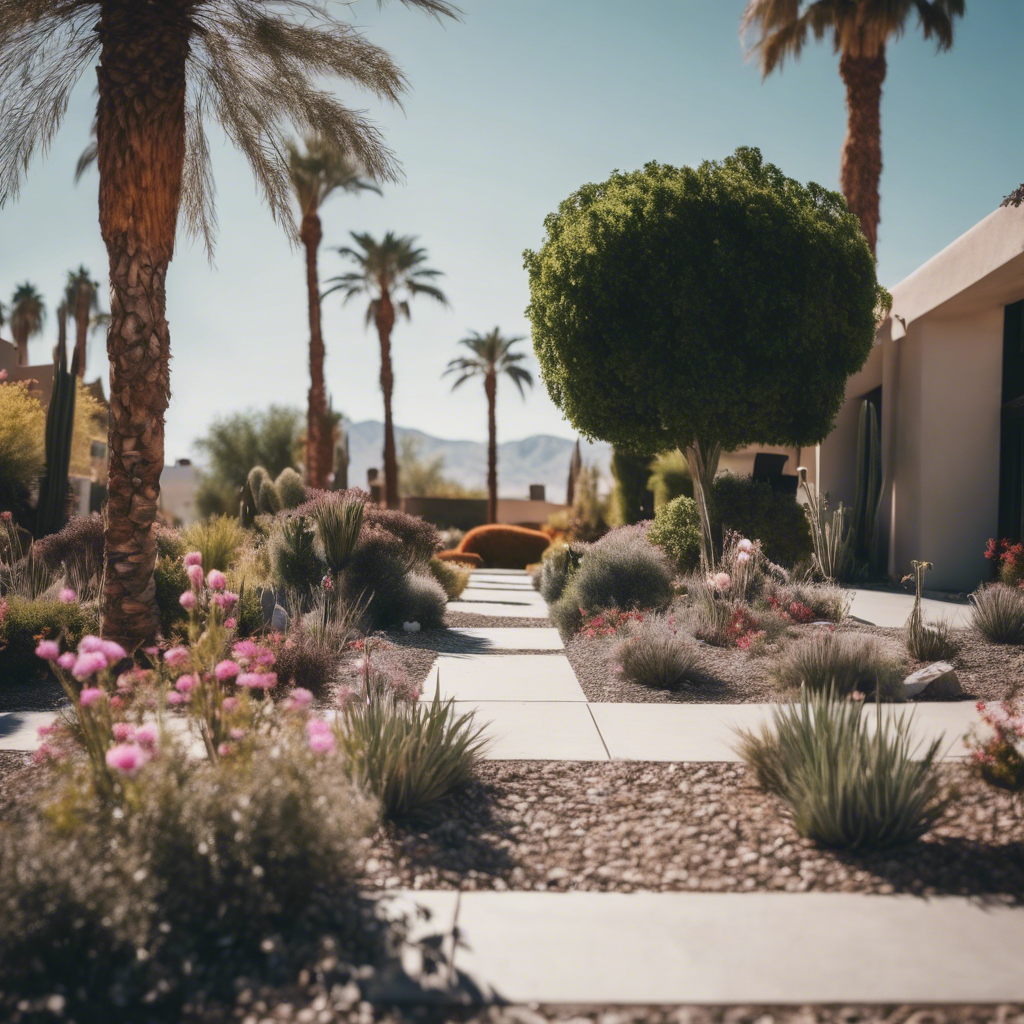 Modern Garden in Cathedral City