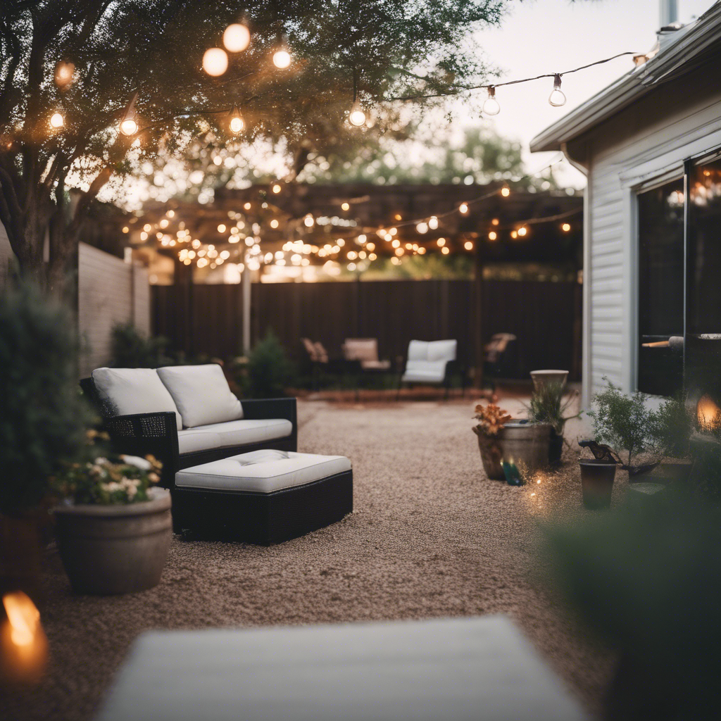 Modern Backyard in Cedar Park