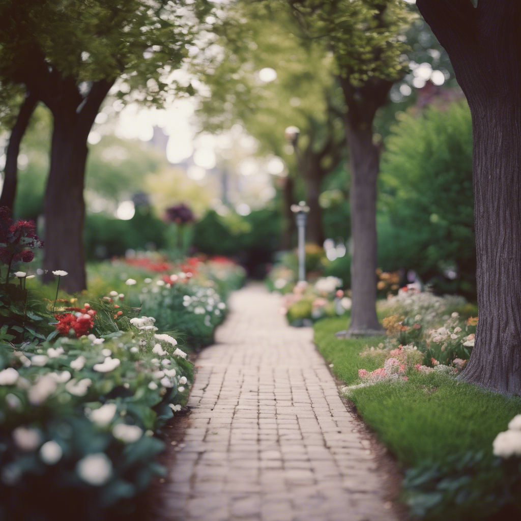 Chicago English Garden Pathway