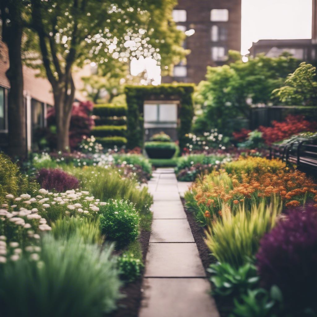 Modern garden in Chicago