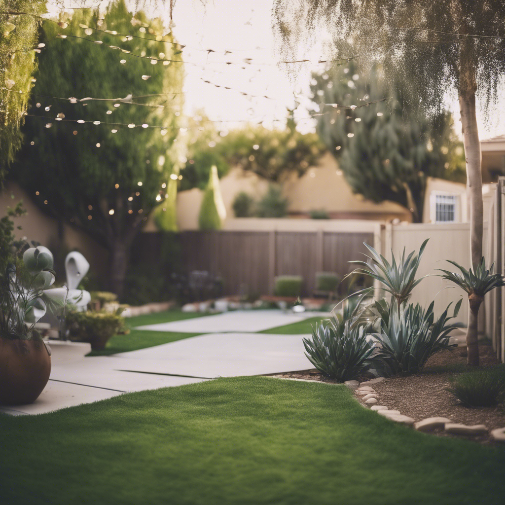 Modern Back Yard in Chino