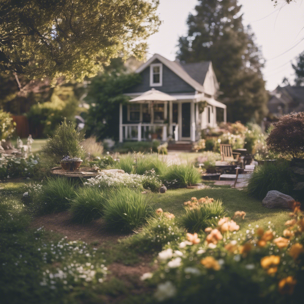 Cottage Backyard in Concord