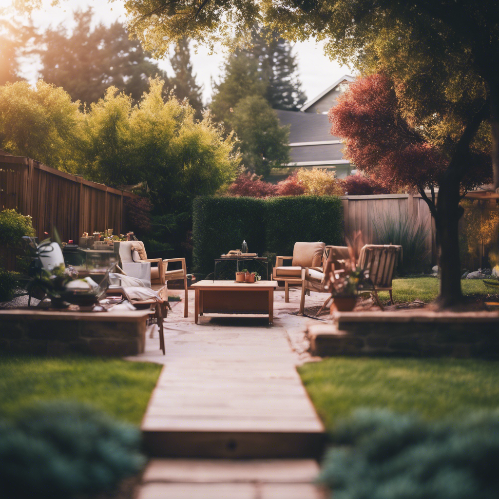 Modern Backyard in Concord