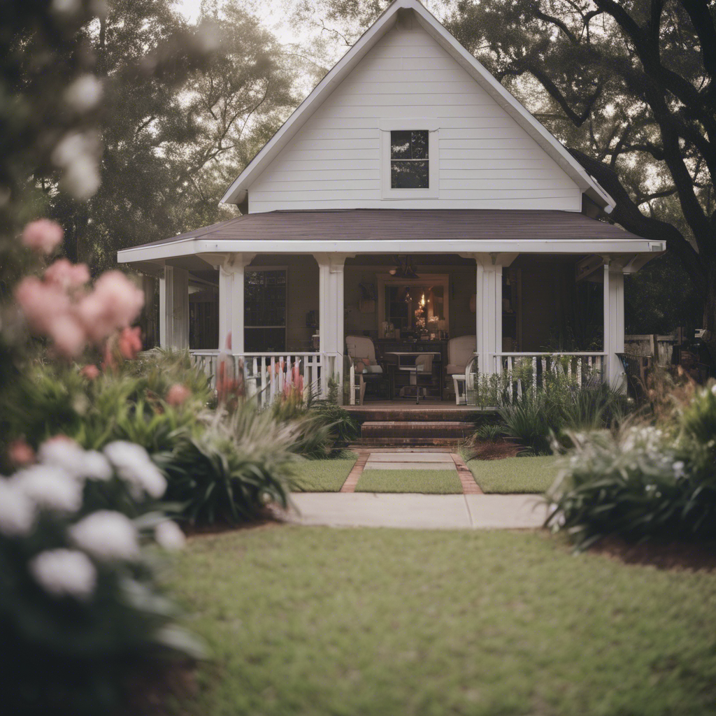 Cottage back yard in Conroe