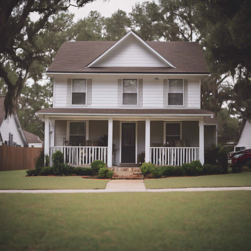 Cottage front yard in Conroe