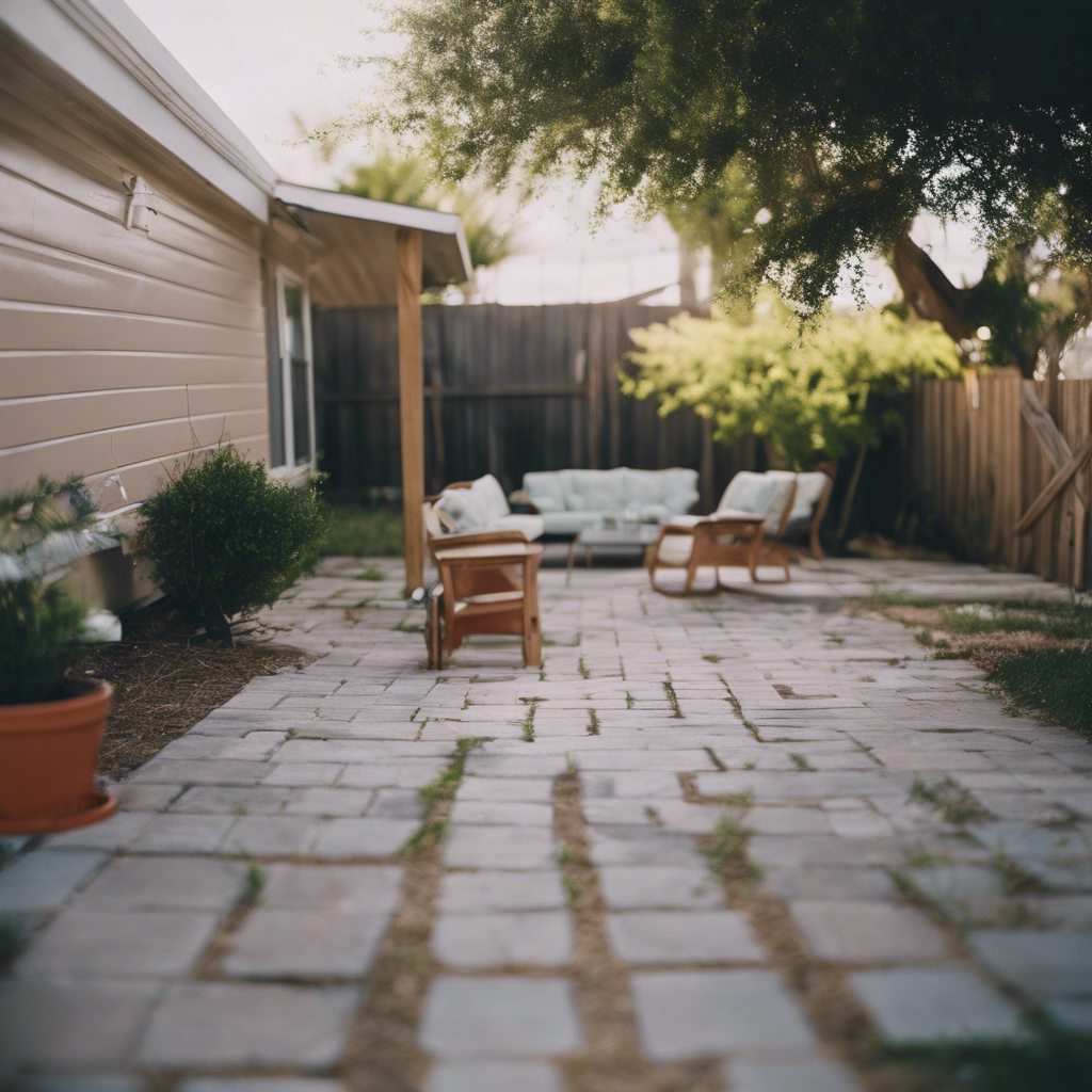 Modern Back Yard in Corpus Christi