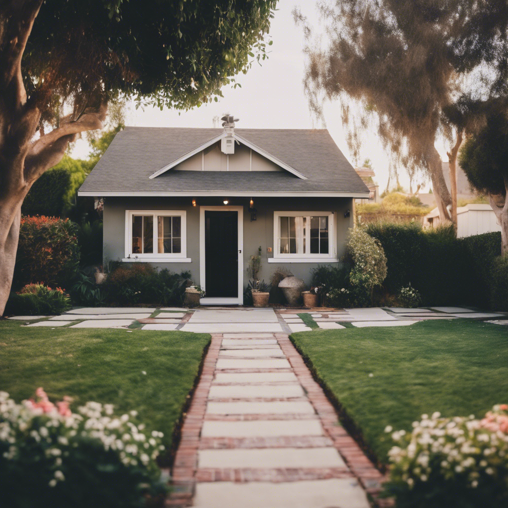 Cottage Back Yard in Costa Mesa