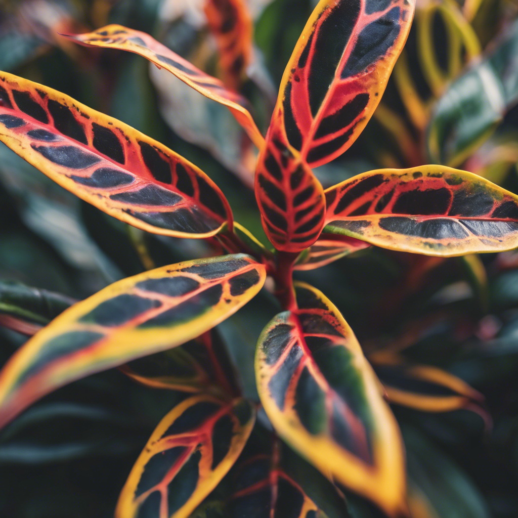 Croton (Codiaeum variegatum)