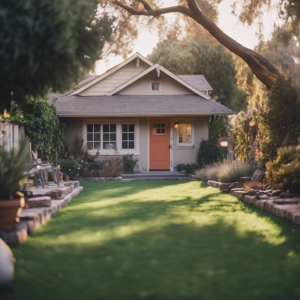 Cottage Back Yard in Cupertino
