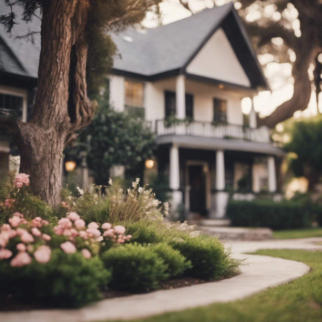 Cottage Front Yard in Cypress