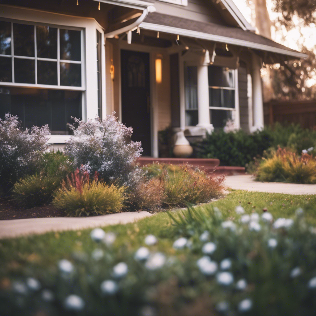 Cottage front yard in Davis