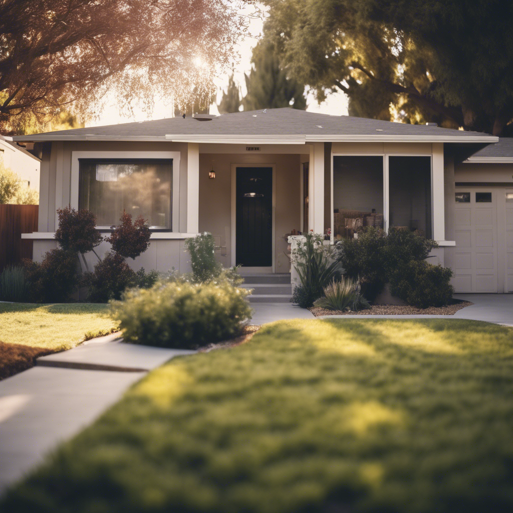 Modern front yard in Davis