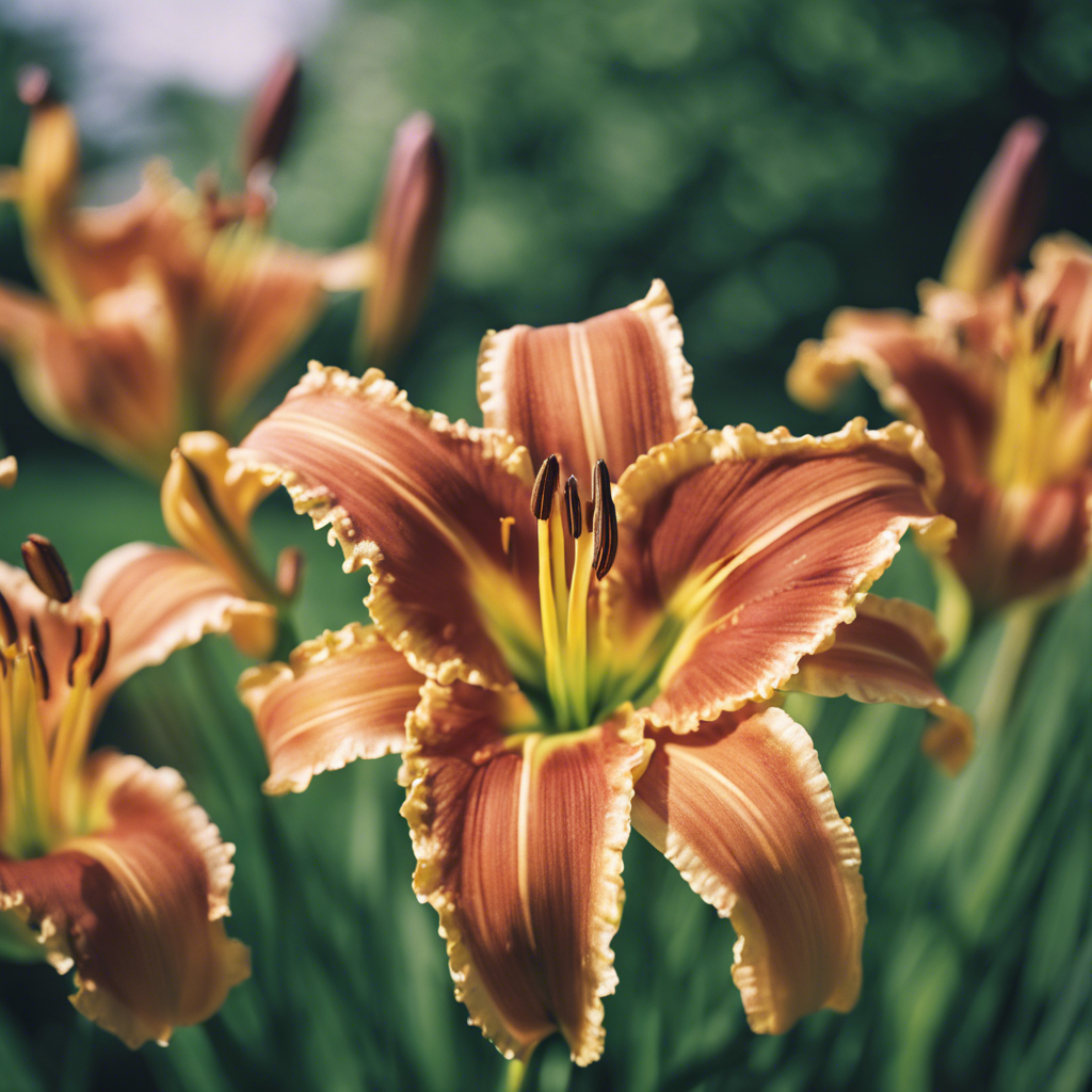 Daylilies (Hemerocallis)