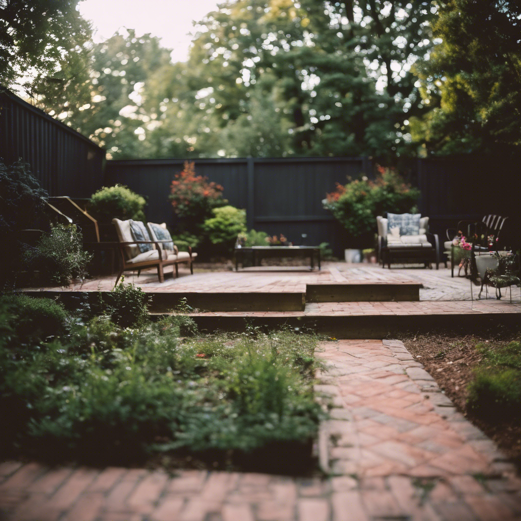 Modern back yard in Decatur