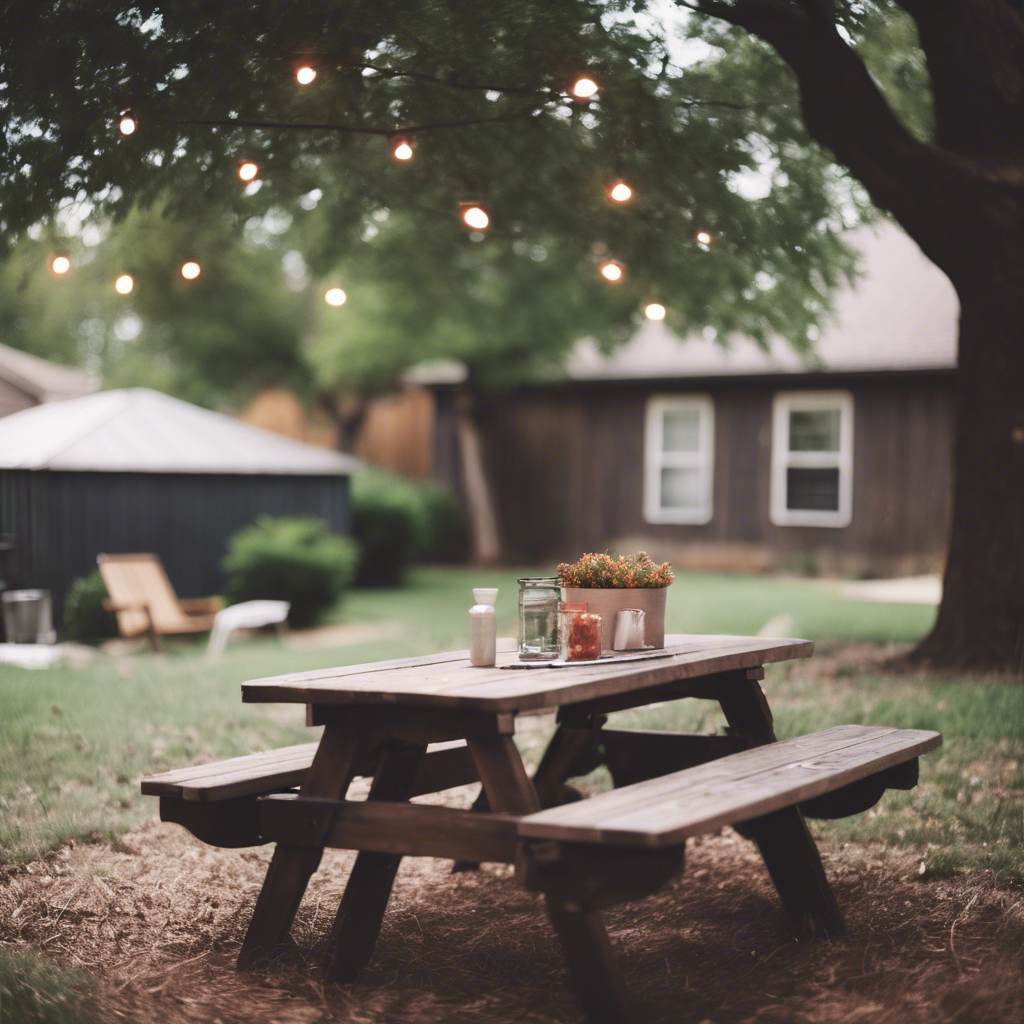 Cottage Backyard in Denton