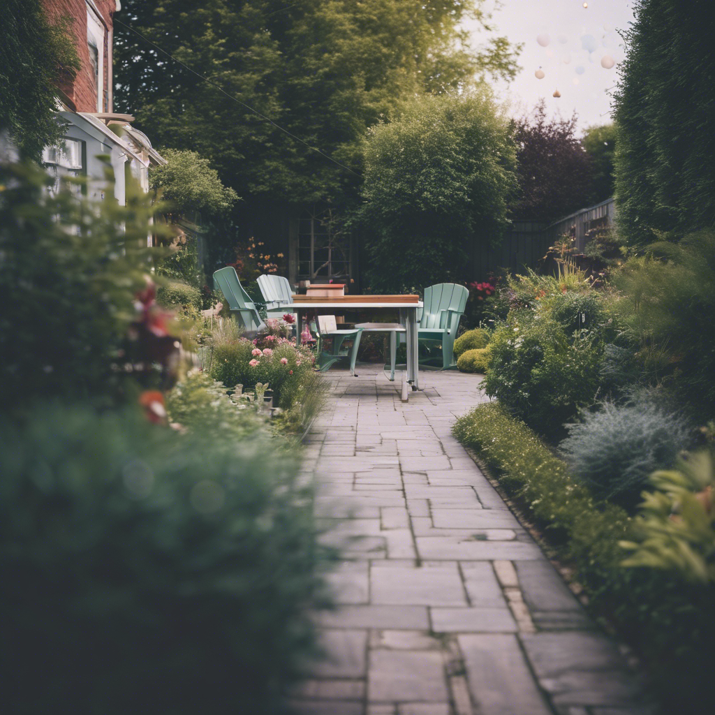 Modern Back Yard in Dover