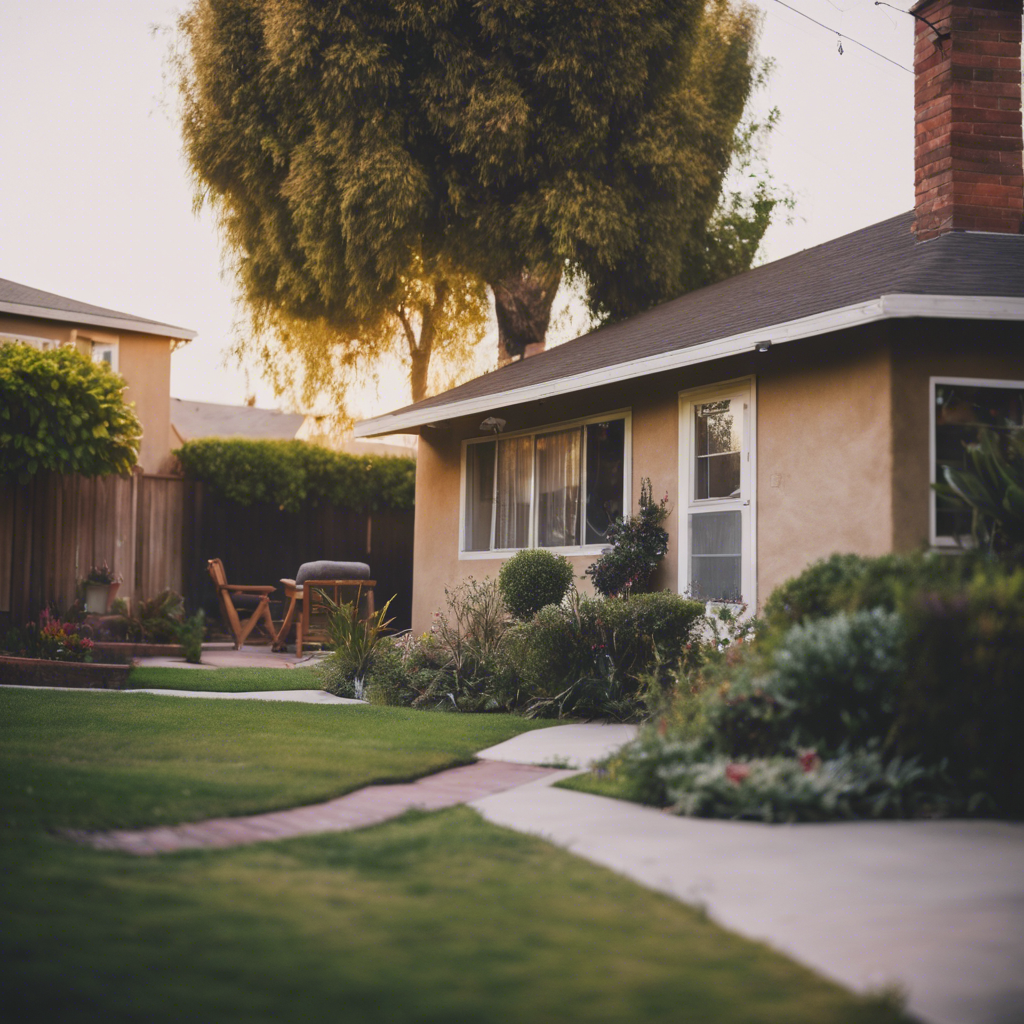 Cottage Back Yard in Downey