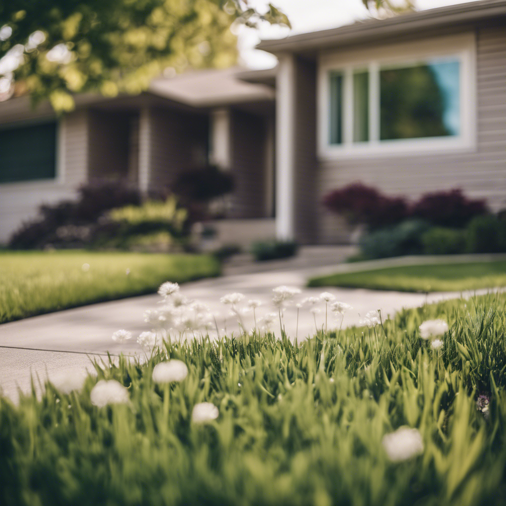 Modern Front Yard in Eagan