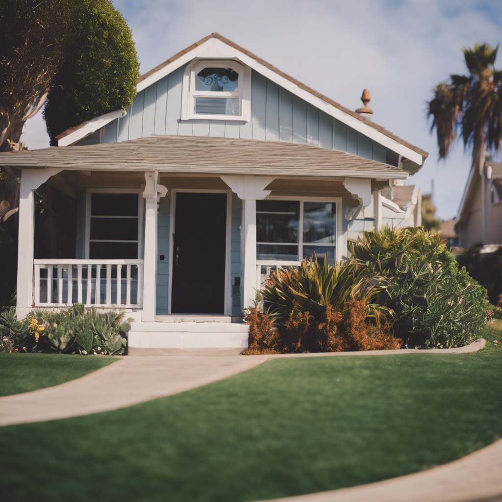 Cottage Front Yard in Encinitas