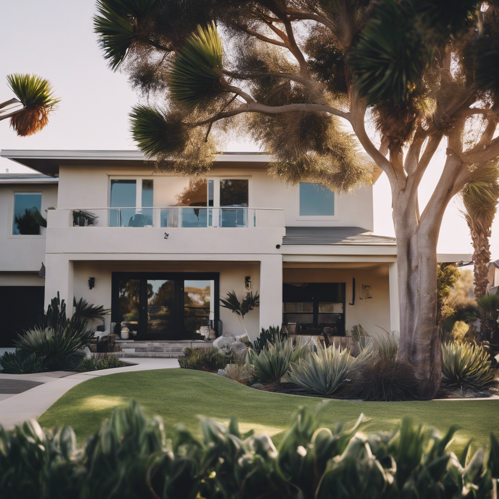 Modern Front Yard in Encinitas