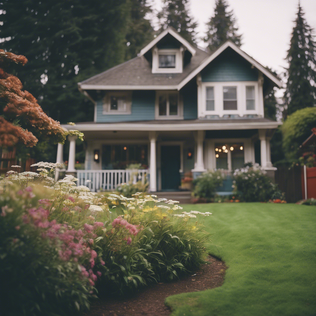Cottage front yard in Eugene