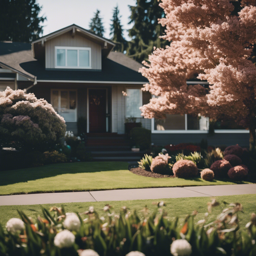 Modern Front Yard in Eugene