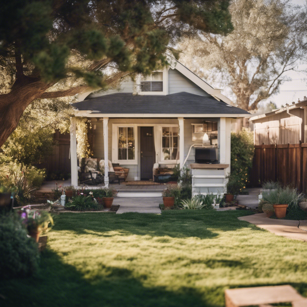 Cottage back yard in Folsom
