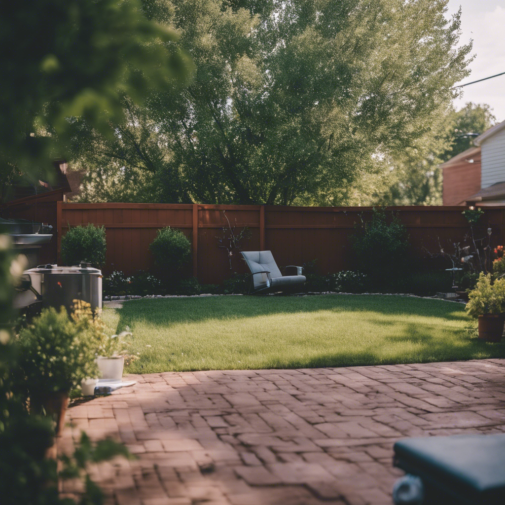 Modern Back Yard in Fort Smith