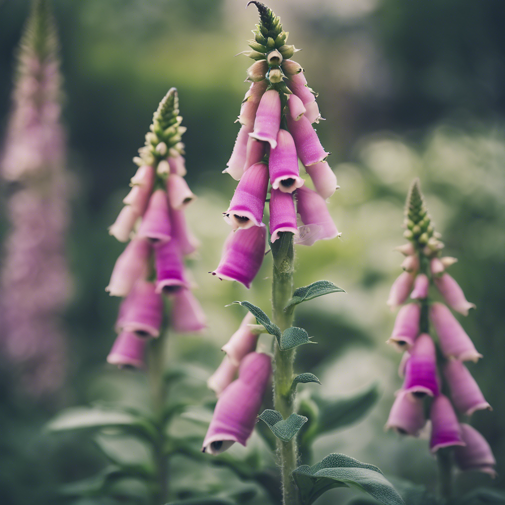 Foxgloves (Digitalis purpurea)