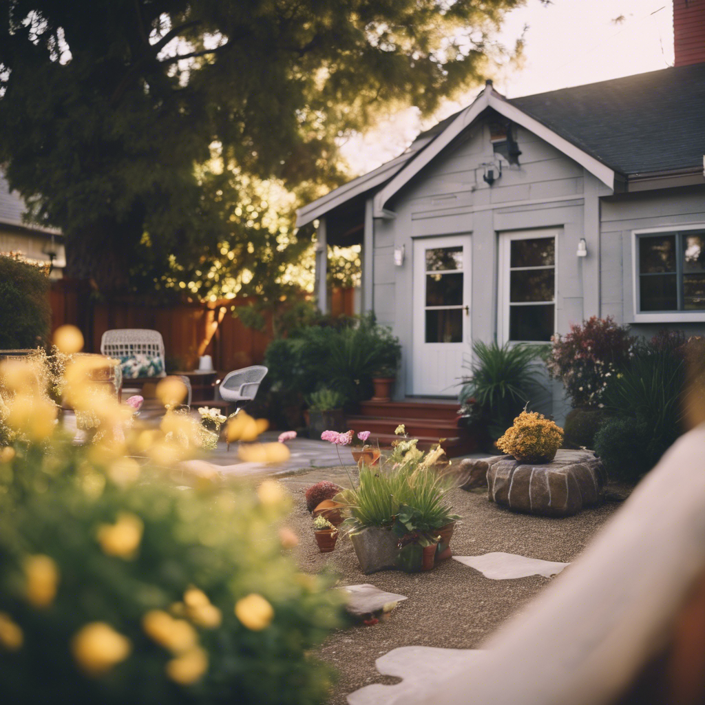 Cottage Back Yard in Fremont