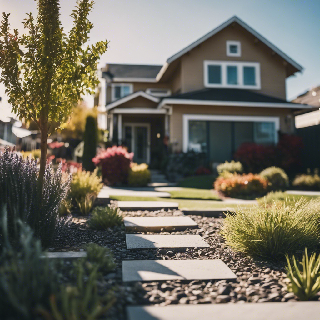 Modern Front Yard in Fremont