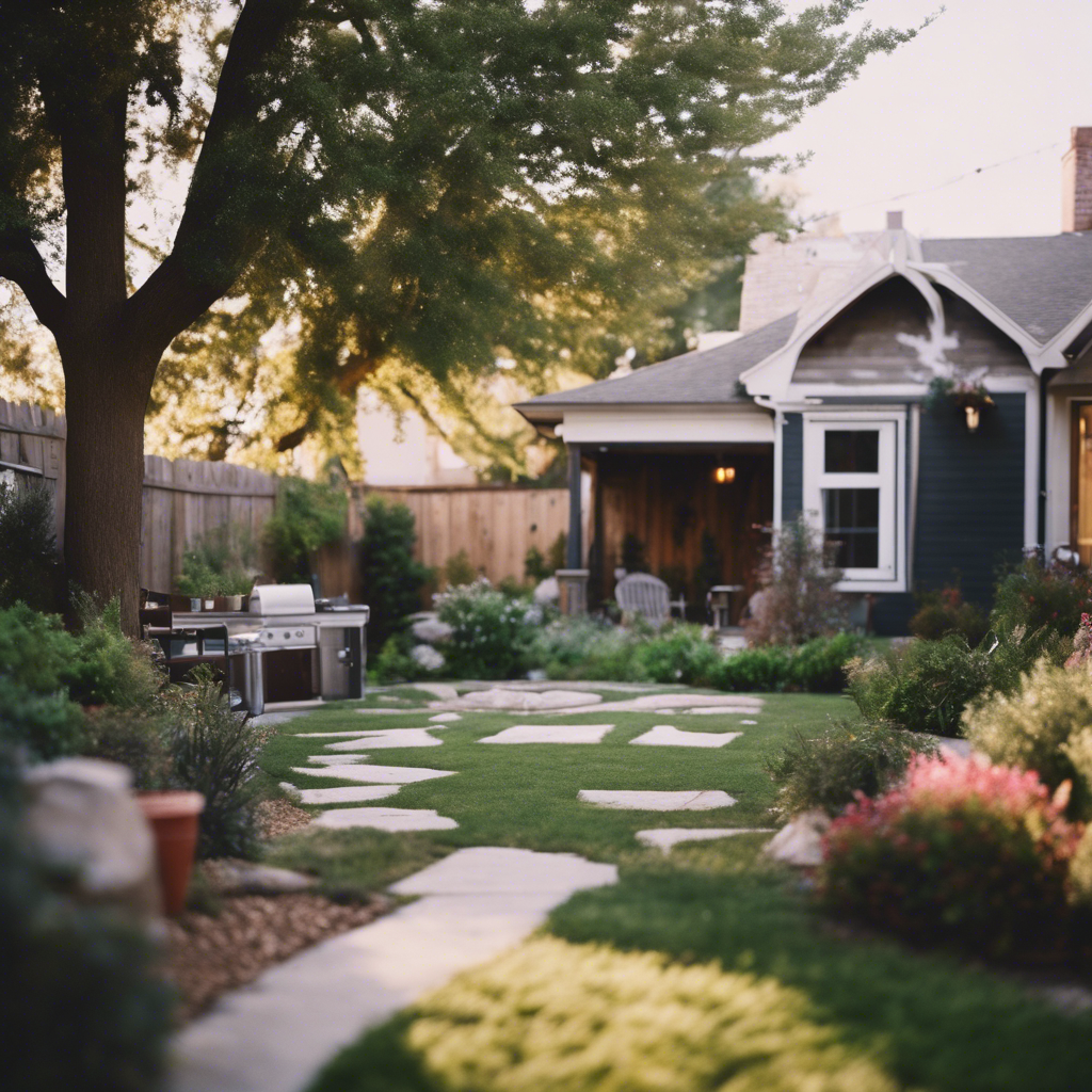 Cottage back yard in Frisco