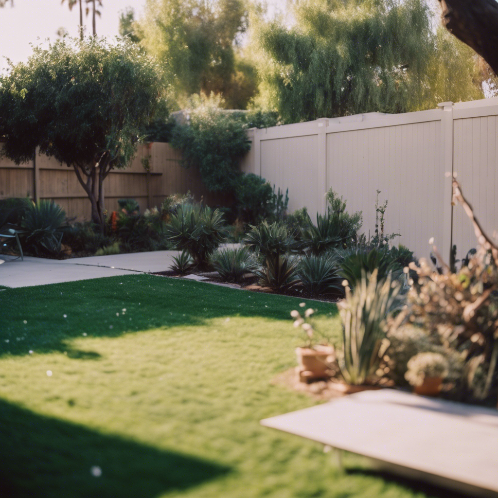 Modern Back Yard in Fullerton