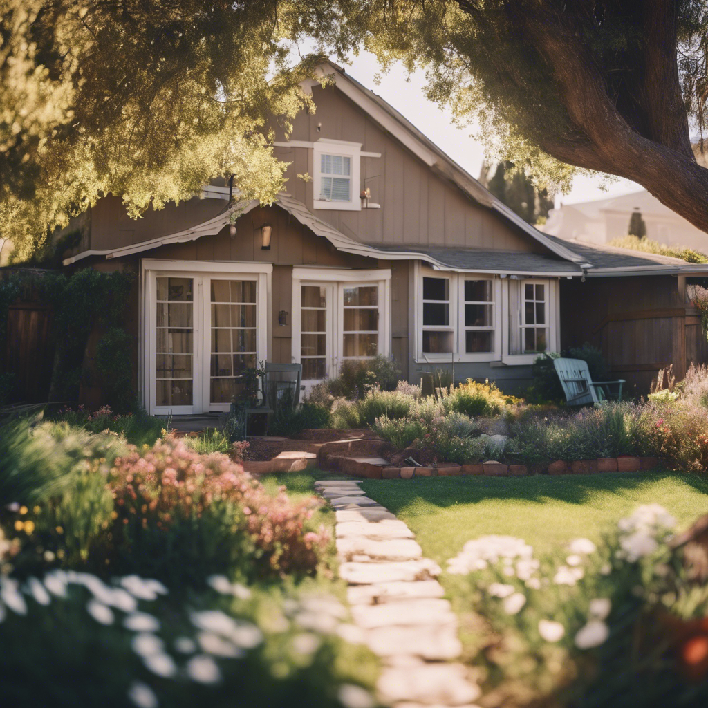 Cottage back yard in Gilroy