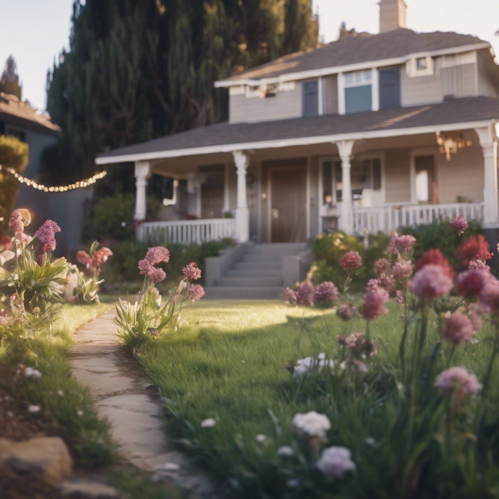 Cottage front yard in Gilroy