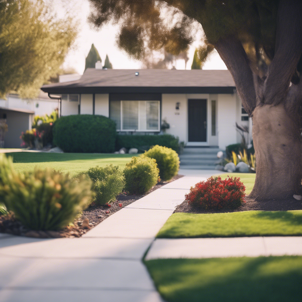 Modern Front Yard in Glendora