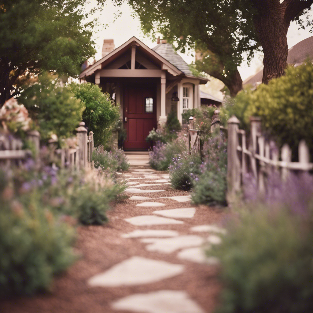 Cottage Pathway in Grapevine