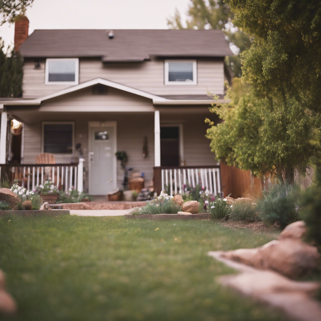 Cottage Back Yard in Greeley